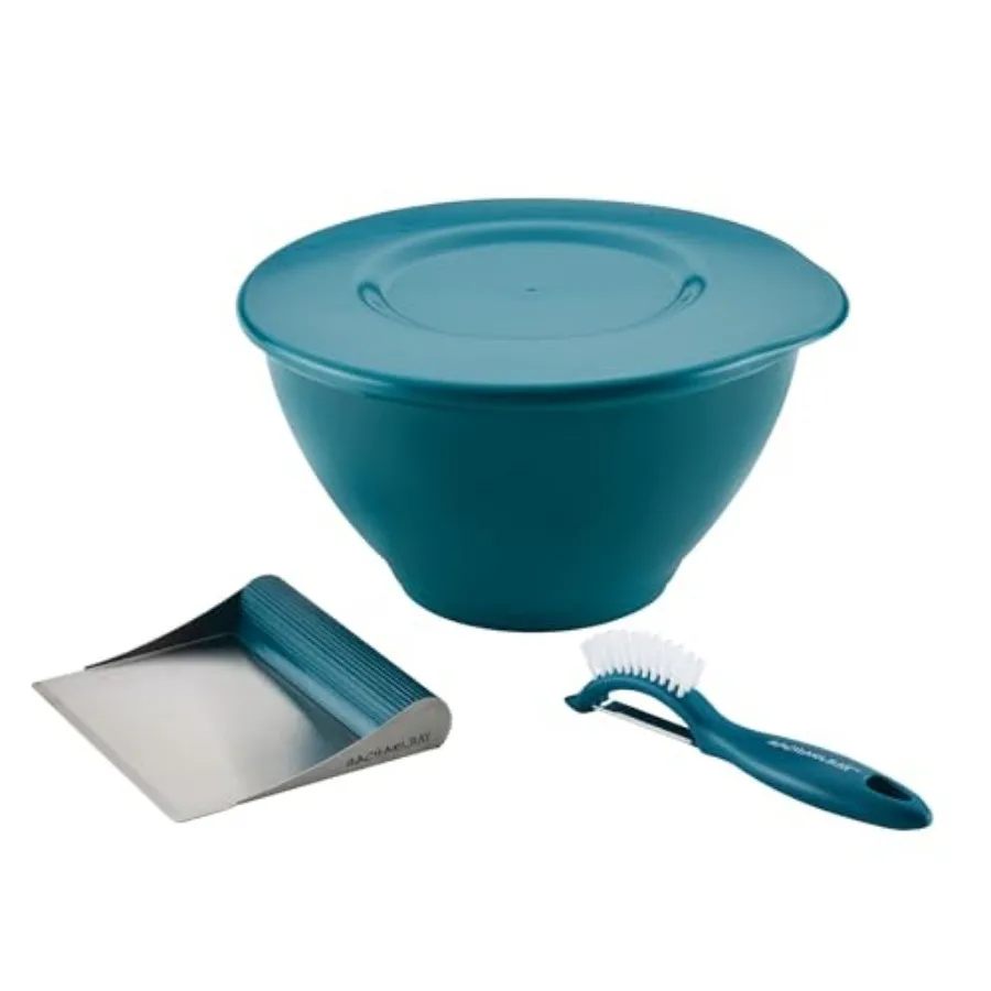 Tools and Gadgets Kitchen Prep Garbage Bowl with Lid Bench Scrape Veggie Peeler 4 Pcs Food Prep Set
Tools and Gadgets Kitchen Prep Garbage Bowl with Lid Bench Scrape Veggie Peeler 4 Pcs Food Prep Set