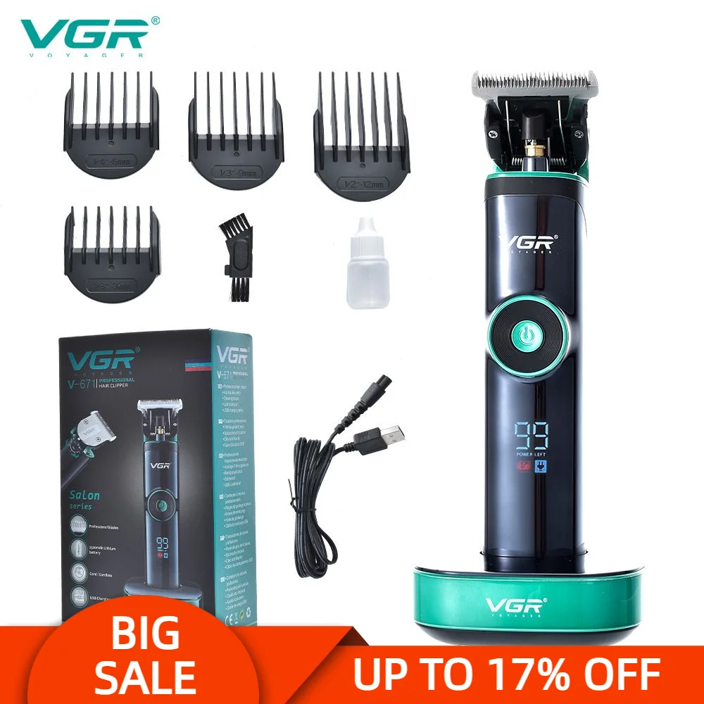 VGR V671 Hair Clipper Professional Personal Care Home Appliance Barber Trimmer For Men Cutting Machine USB Fast Charging VGR 671
VGR V671 Hair Clipper Professional Personal Care Home Appliance Barber Trimmer For Men Cutting Machine USB Fast Charging VGR 671