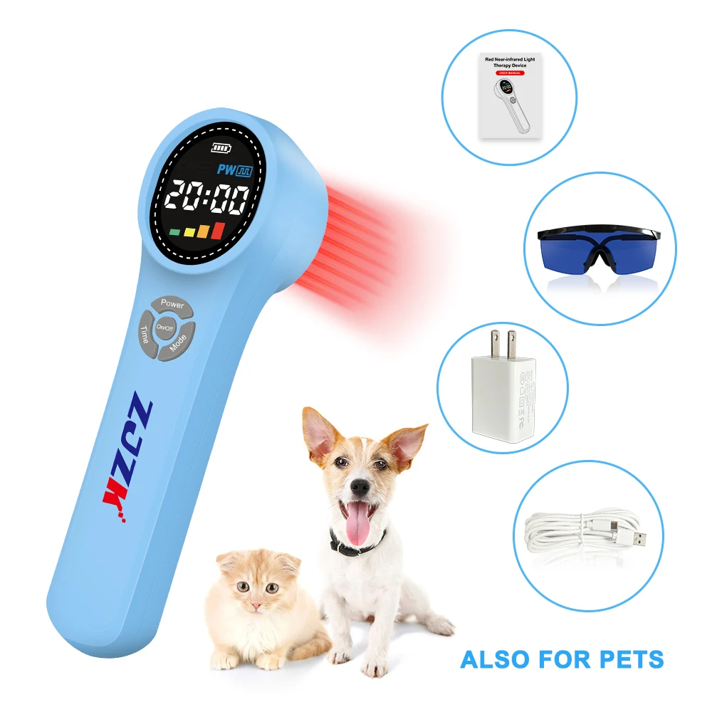 ZJZK Cold Laser Red Light Physiotherapy Lllt Home Use Medical Health Equipment 4x980nm 4x808nm16x650nm 24 Diodes 1760mW for Pain
ZJZK Cold Laser Red Light Physiotherapy Lllt Home Use Medical Health Equipment 4x980nm 4x808nm16x650nm 24 Diodes 1760mW for Pain