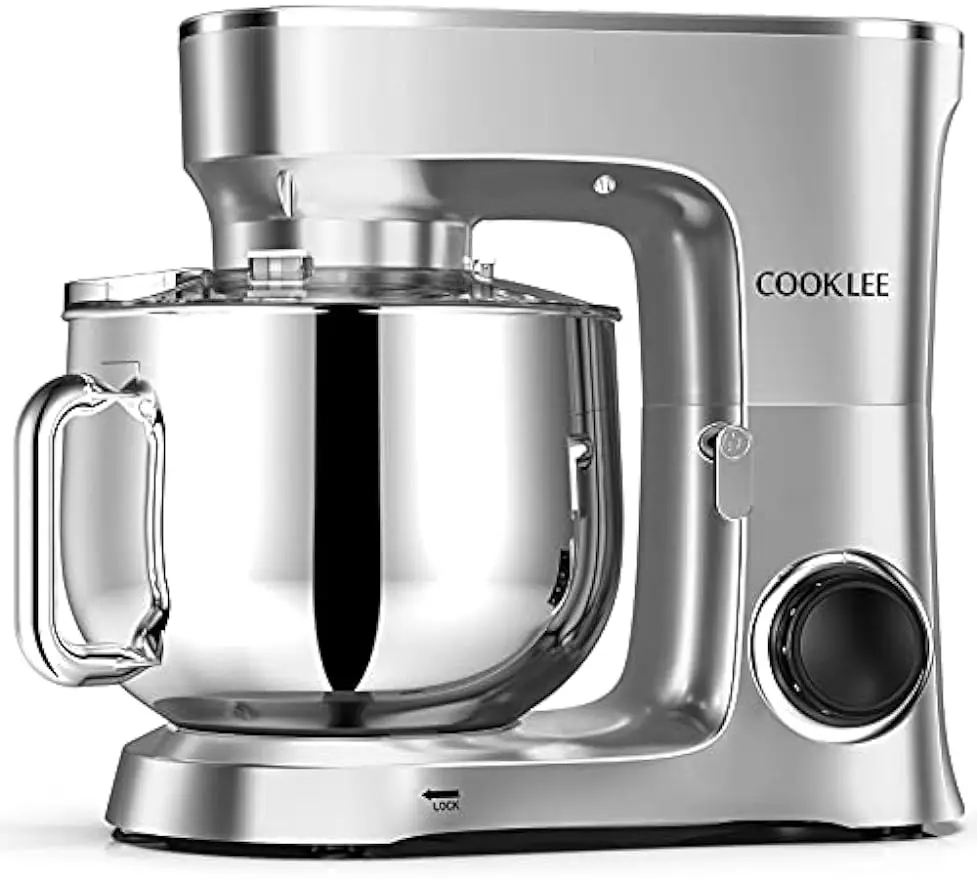 9.5 Qt. 660W 10-Speed Electric Kitchen Mixer with Dishwasher-Safe Dough Hooks, Flat Beaters
9.5 Qt. 660W 10-Speed Electric Kitchen Mixer with Dishwasher-Safe Dough Hooks, Flat Beaters