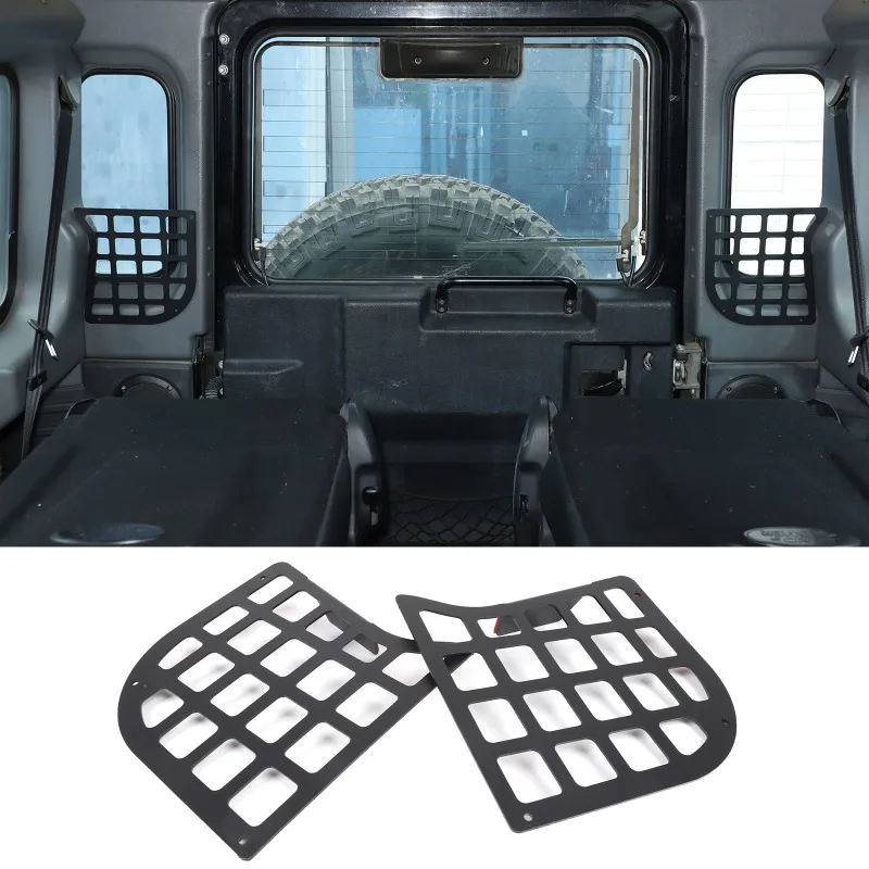 2pcs Aluminum Alloy Rear Cargo Area Side Window Storage Barrier Fence For Land Rover Defender 2004-2018 Car Accessories
2pcs Aluminum Alloy Rear Cargo Area Side Window Storage Barrier Fence For Land Rover Defender 2004-2018 Car Accessories