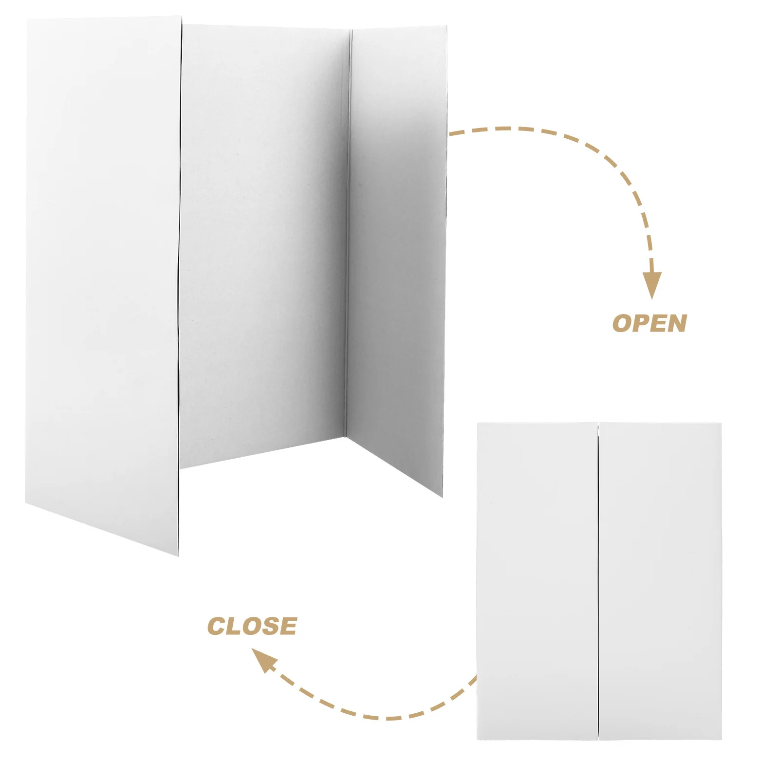 1Set White Trifold Folding Poster Board Paperboard Clear Bright Display for Presentations Exhibitions Project Board Double Sided
1Set White Trifold Folding Poster Board Paperboard Clear Bright Display for Presentations Exhibitions Project Board Double Sided