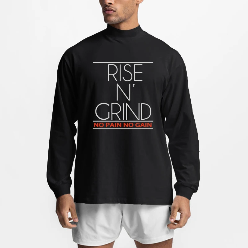 Oversized New Fashion Long Sleeve Gym Fitness Men's Casual Loose T-shirts Autumn Breathable Comfortable Cotton High Collar Tops
Oversized New Fashion Long Sleeve Gym Fitness Men's Casual Loose T-shirts Autumn Breathable Comfortable Cotton High Collar Tops