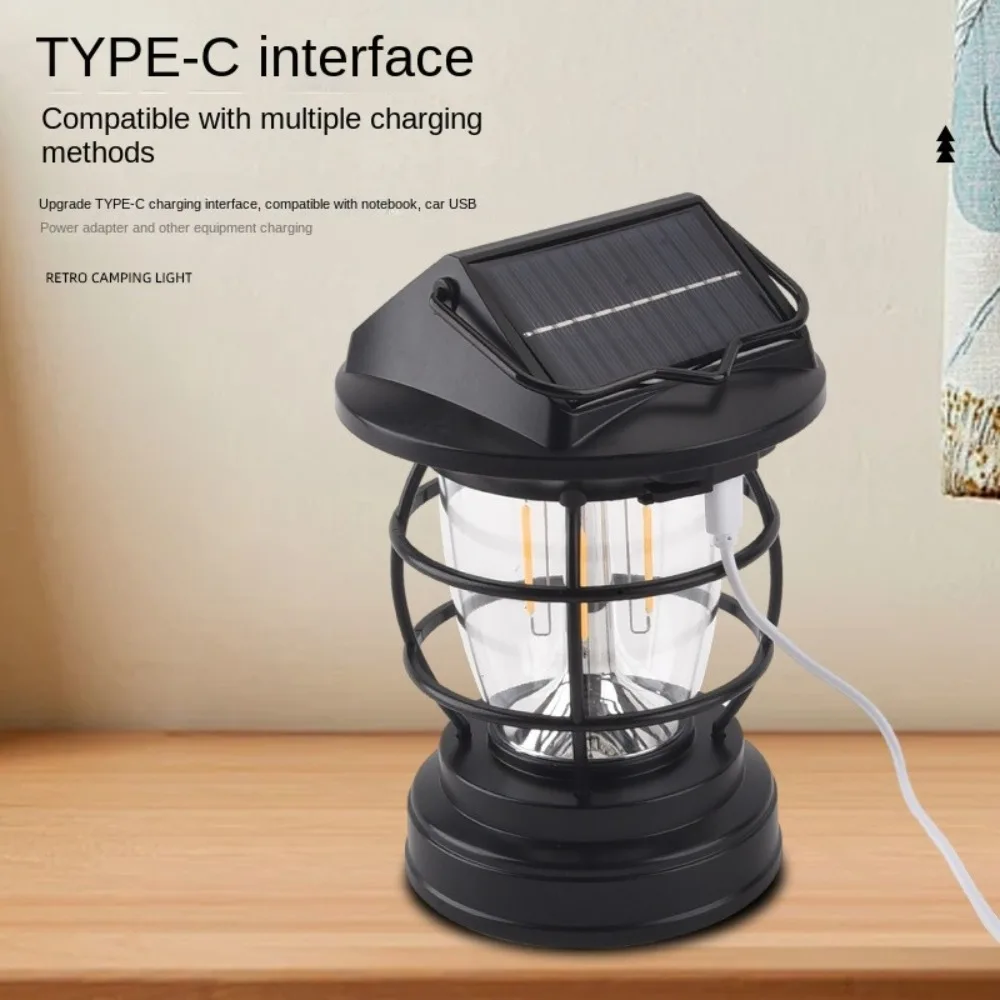 with Handle Solar Camping Lantern High Brightness Waterproof Camping Light Motion Sensor Hanging Solar Horse Light 
with Handle Solar Camping Lantern High Brightness Waterproof Camping Light Motion Sensor Hanging Solar Horse Light