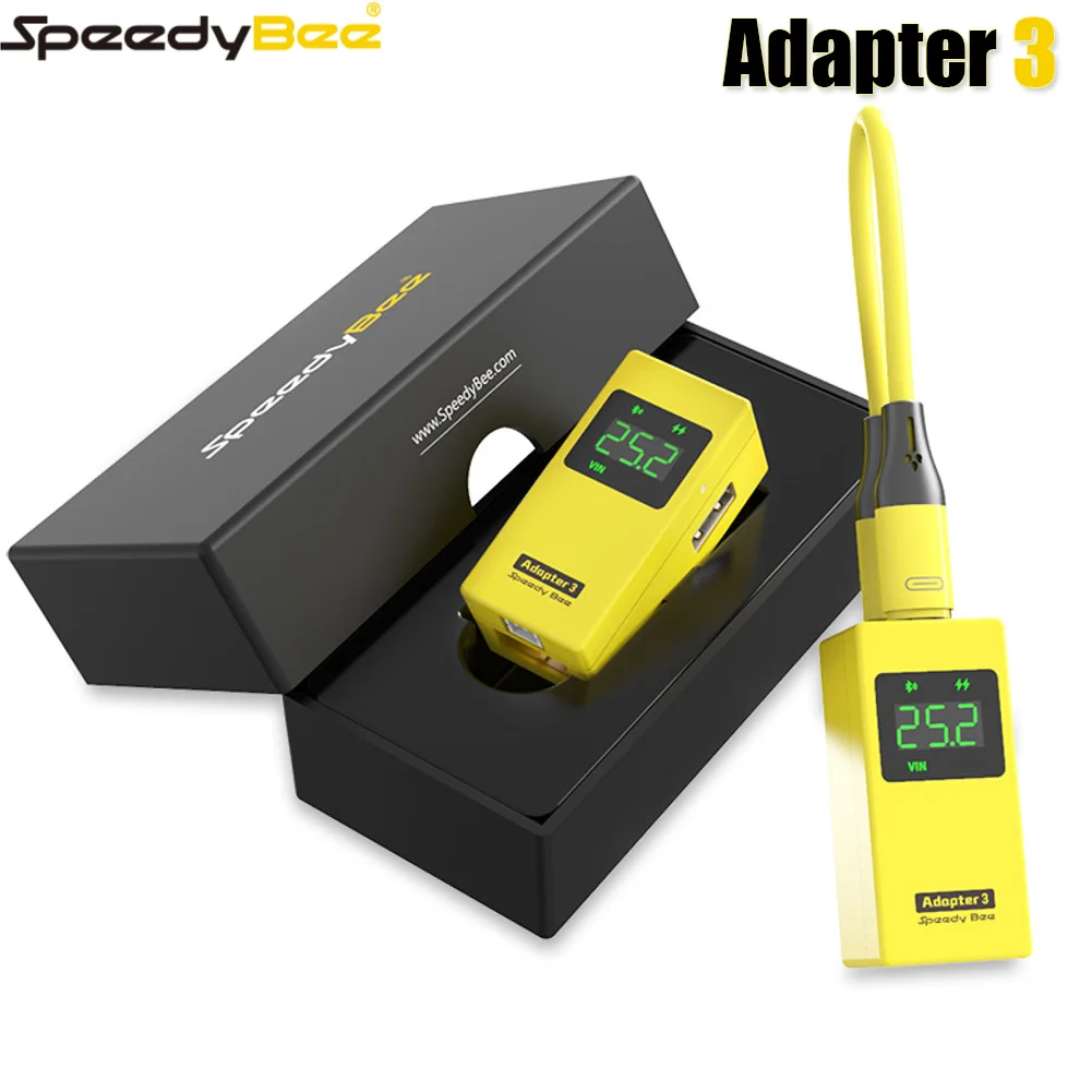 SpeedyBee Adapter 3 RunCam WIIFI Bluetooth Adapter3 Wireless Blackbox Analyzer Firmware Flasher/Configurator Voltage Checker
SpeedyBee Adapter 3 RunCam WIIFI Bluetooth Adapter3 Wireless Blackbox Analyzer Firmware Flasher/Configurator Voltage Checker