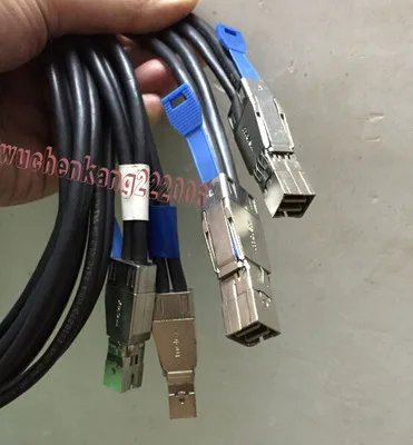 Used 12G Ext SFF-8644 Server Storage Array Cabinet MINI-HD SAS Cable 0.5M 1M 2M 3M