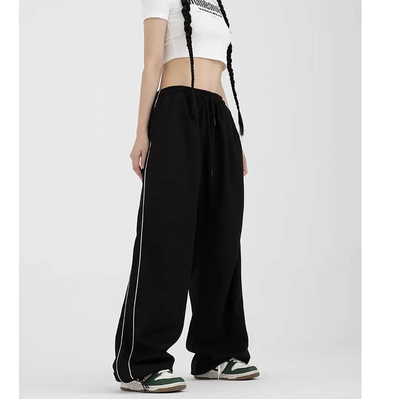 Pop N-style High Street Striped Ice Casual Pants Women's Summer Loose Straight Sports Slim Wide Legs With Casual Pants
Pop N-style High Street Striped Ice Casual Pants Women's Summer Loose Straight Sports Slim Wide Legs With Casual Pants