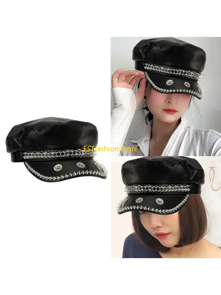Y5GC Rocker Baseball Hat With Silver Rivets Soft Comfortable Unisex Accessory
Y5GC Rocker Baseball Hat With Silver Rivets Soft Comfortable Unisex Accessory
