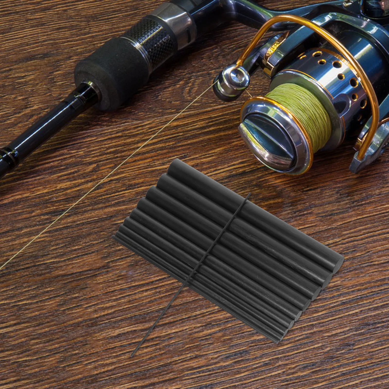 10Pcs Fishing Rod Repair Kit Carbon Fiber Solid Rods for Freshwater Saltwater Bait-Casting Spinning Rod Accessories
10Pcs Fishing Rod Repair Kit Carbon Fiber Solid Rods for Freshwater Saltwater Bait-Casting Spinning Rod Accessories
