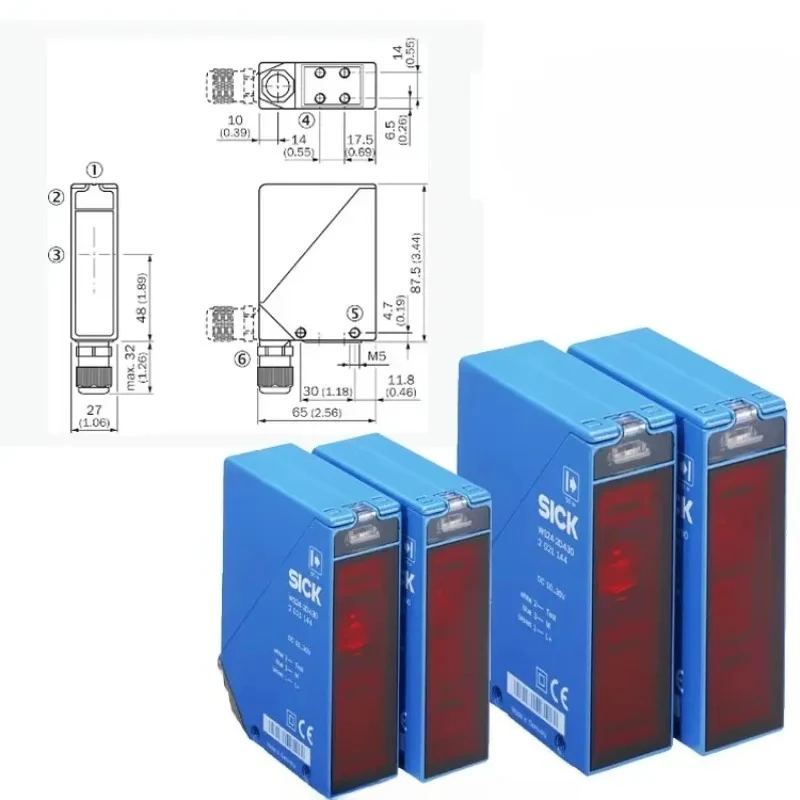 SICK photoelectric switch through-beam 1017875 WS/WE24-2B440
SICK photoelectric switch through-beam 1017875 WS/WE24-2B440