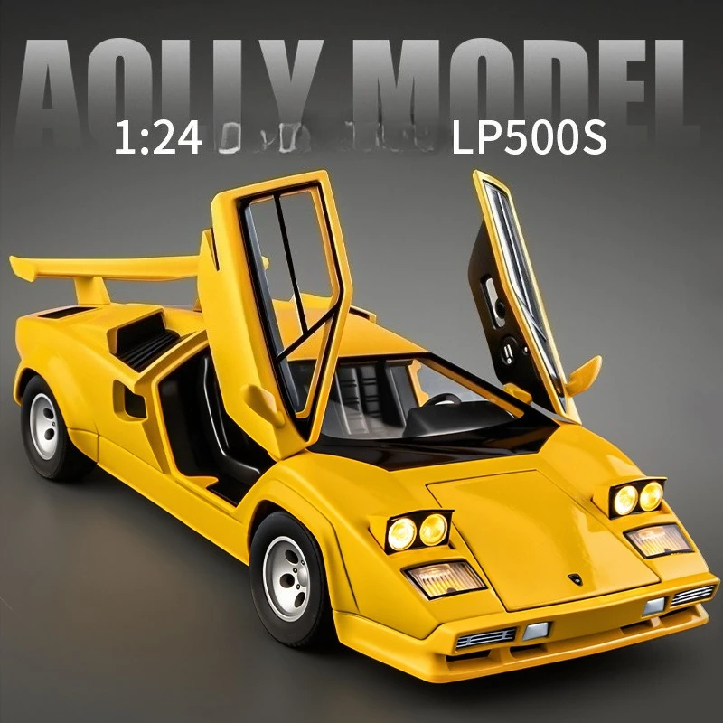 1:24 Countach LP500S суперкар, модель игрушечного автомобиля, колесо, рулевое управление, звук и свет, детские игрушки, коллекционные предметы, подарок на день рождения
1:24 Countach LP500S суперкар, модель игрушечного автомобиля, колесо, рулевое управление, звук и свет, детские игрушки, коллекционные предметы, подарок на день рождения