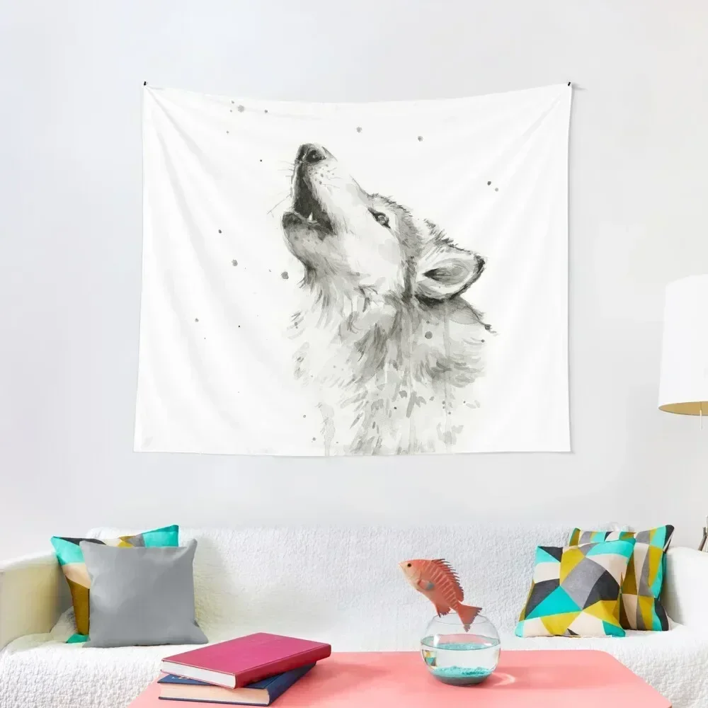 Wolf Howling Watercolor Tapestry Bed Room Decoration Wall Tapestries Wall Deco Aesthetics For Room Tapestry
Wolf Howling Watercolor Tapestry Bed Room Decoration Wall Tapestries Wall Deco Aesthetics For Room Tapestry
