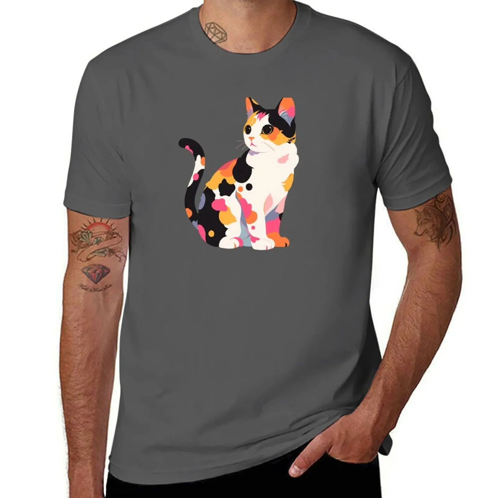 Calico Portrait, Cute Calico Cat, For Calico Cat Lovers T-Shirt Novelty Print Casual Tee Shirt
Calico Portrait, Cute Calico Cat, For Calico Cat Lovers T-Shirt Novelty Print Casual Tee Shirt
