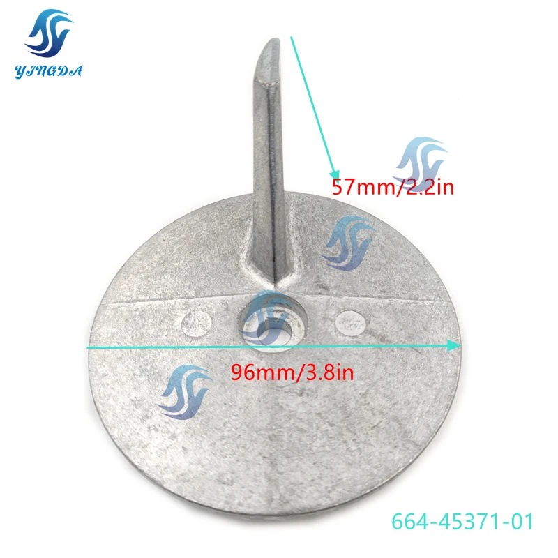 Trim Tab Anode For 25/30/40/50HP Yamaha Outboard 664-45371-01 18-6096 41107-ZV5-000 06412-ZV5-000 For Honda 20-50HP
Trim Tab Anode For 25/30/40/50HP Yamaha Outboard 664-45371-01 18-6096 41107-ZV5-000 06412-ZV5-000 For Honda 20-50HP