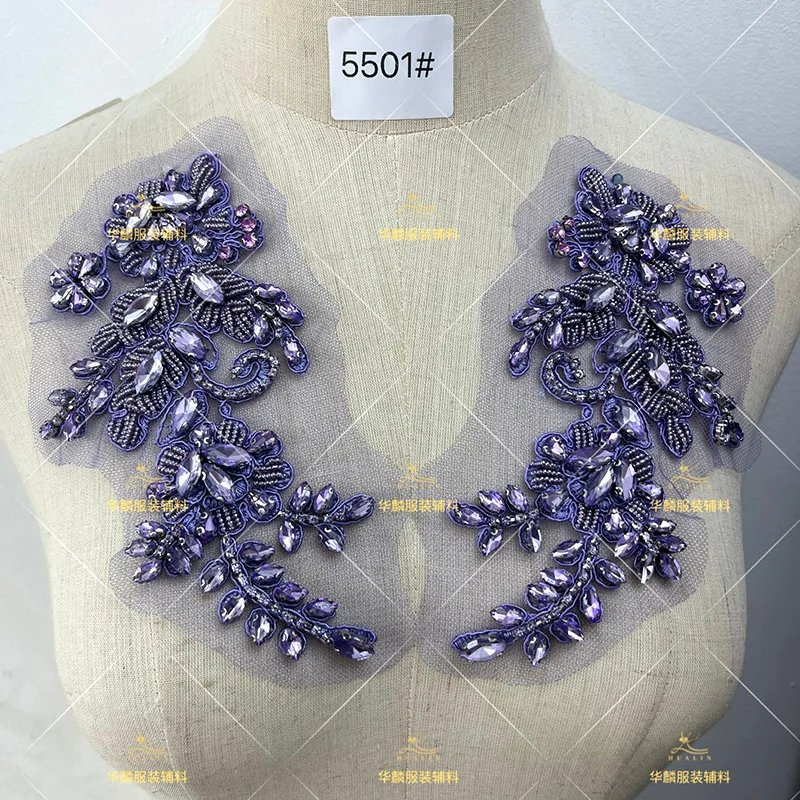 30 Colors Hand Beaded Lace Trim Rhinestone Embroidery Patches Sew on Appliques for Wedding Evening Dress DIY Accessories
30 Colors Hand Beaded Lace Trim Rhinestone Embroidery Patches Sew on Appliques for Wedding Evening Dress DIY Accessories