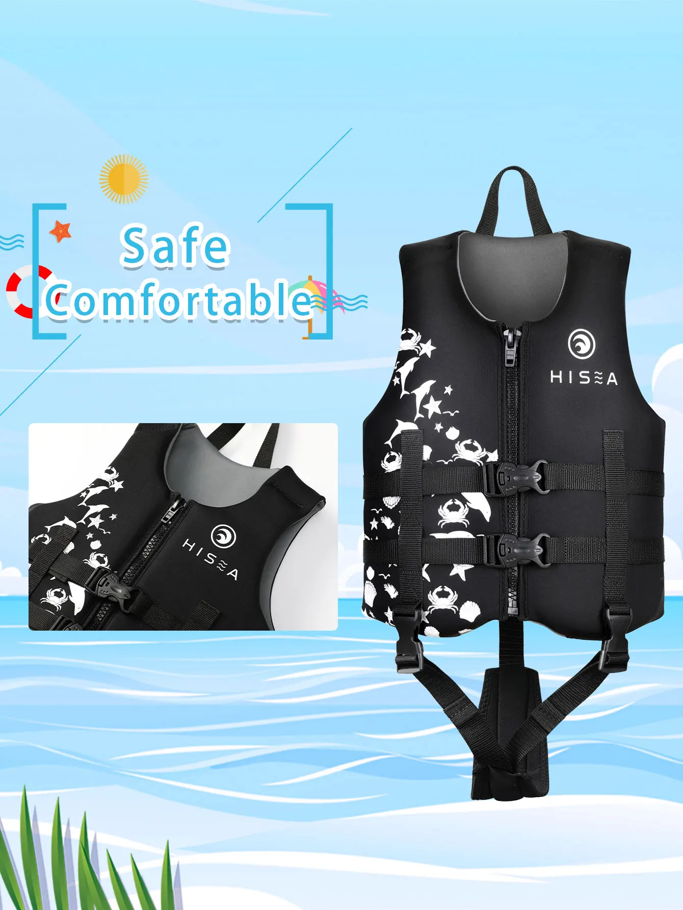 Kids Swim Vest - Adjustable Buoyancy Aid for Boys & Girls, Lightweight for Swimming, Boating & Paddle Sports, 4 Colors
Kids Swim Vest - Adjustable Buoyancy Aid for Boys & Girls, Lightweight for Swimming, Boating & Paddle Sports, 4 Colors