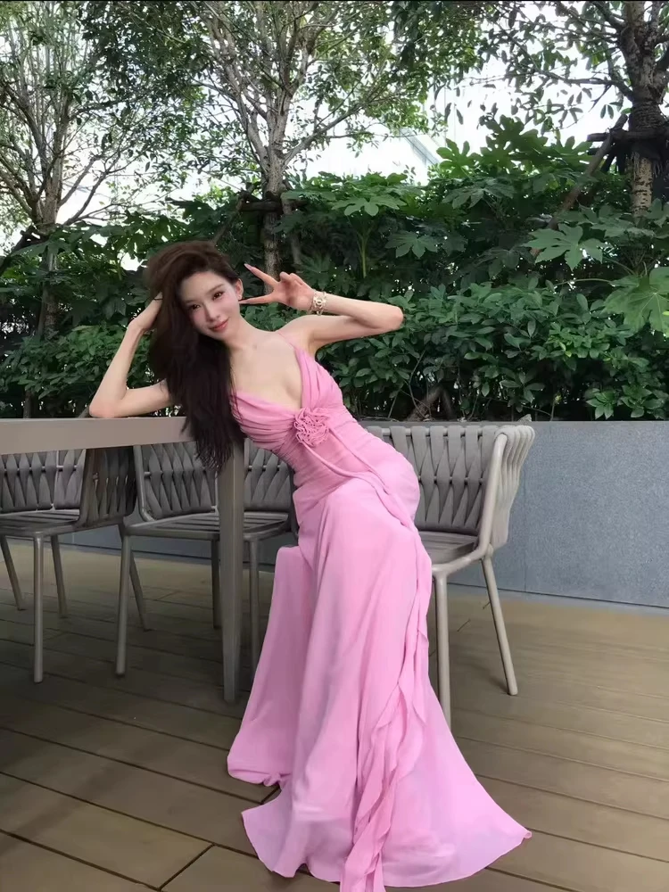 Pure Dopane Girl's Pink Asymmetrical Long Dr Drifting Aosphere Holiday Sle Off-oulder Strapl Gown
Pure Dopane Girl's Pink Asymmetrical Long Dr Drifting Aosphere Holiday Sle Off-oulder Strapl Gown