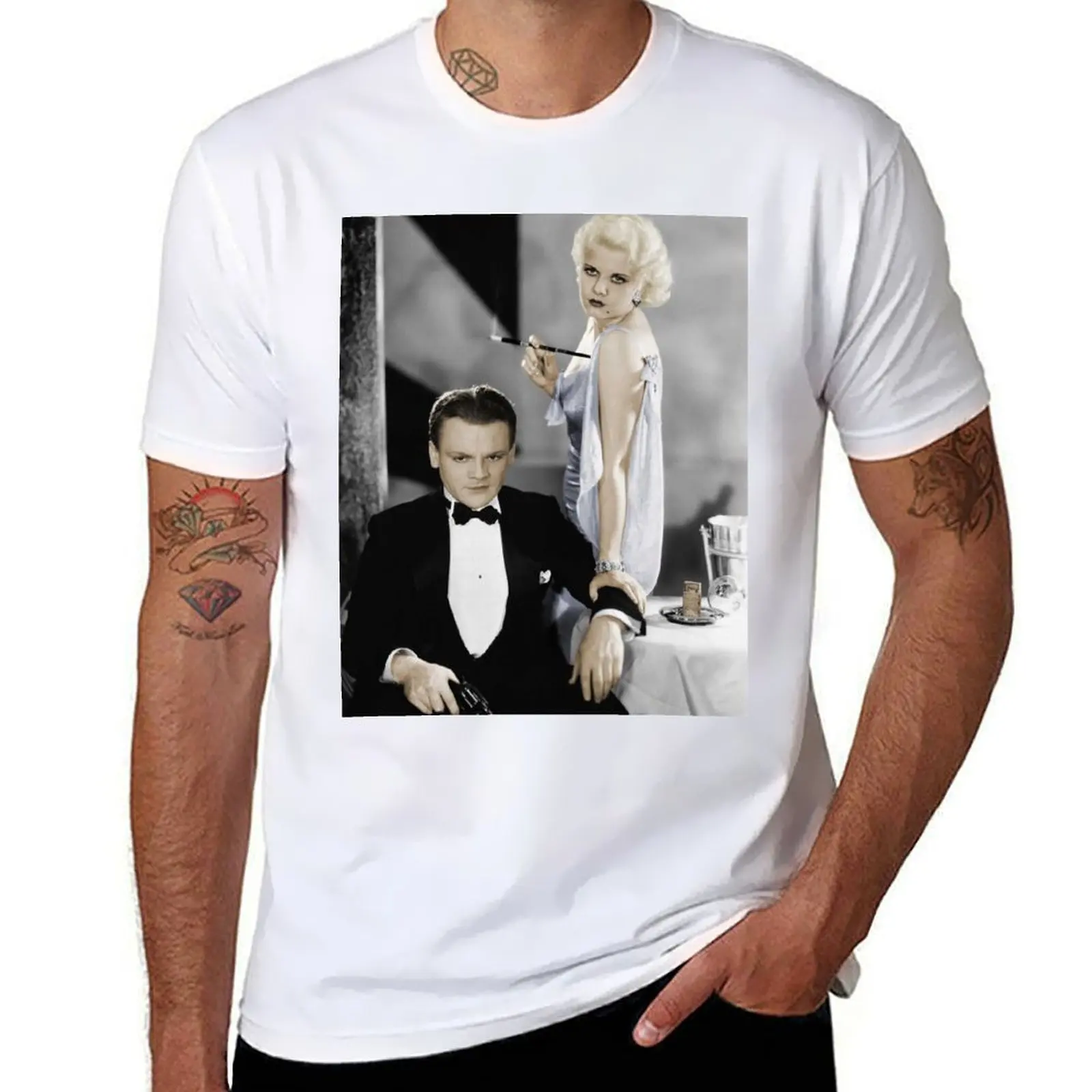 James Cagney and Jean Harlow T-Shirt cotton t shirt man t shirts for man slim fit t shirts for man cotton T-Shirt 
James Cagney and Jean Harlow T-Shirt cotton t shirt man t shirts for man slim fit t shirts for man cotton T-Shirt