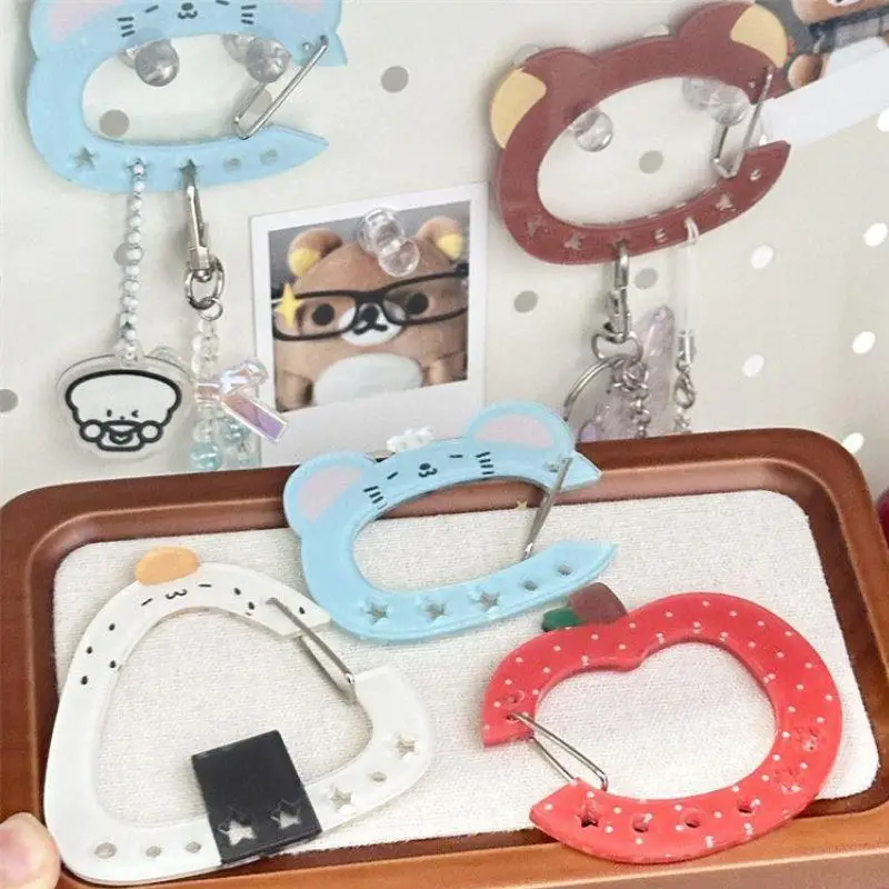 Cartoon Acrylic Illustration Trinkets Carabiner Keychain for Idols Photocard Holder Bag Charms Bag Pendant Cute Keyring Decor
Cartoon Acrylic Illustration Trinkets Carabiner Keychain for Idols Photocard Holder Bag Charms Bag Pendant Cute Keyring Decor