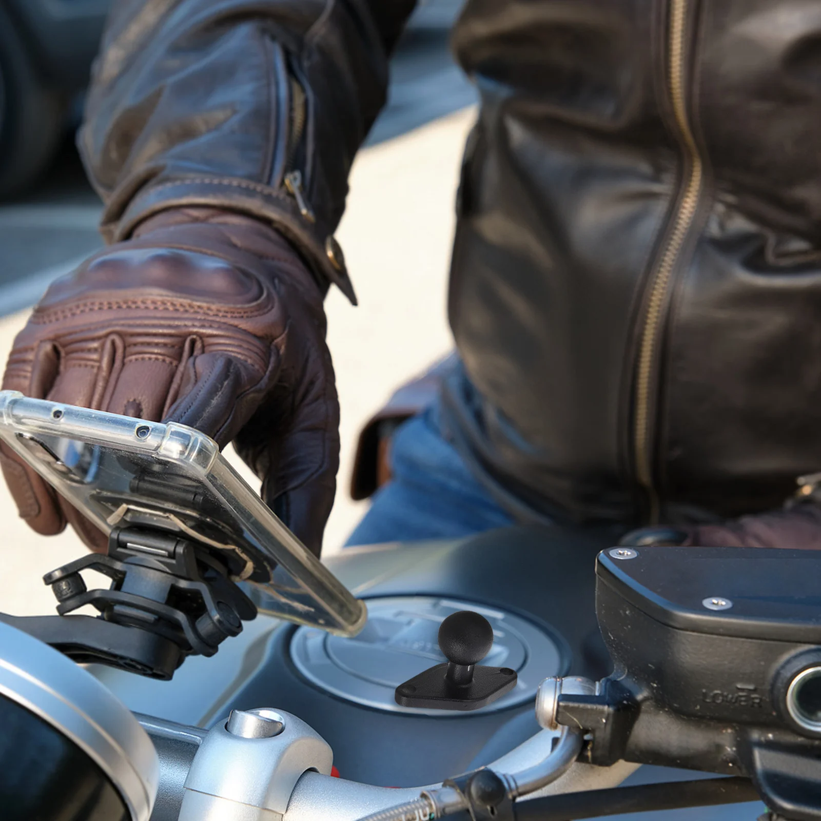 Motorcycle Phone Holder Navigation Bracket Mirror Mount Rotatable Ball Head Stable Shockproof Adjustable Easy Install Universal
Motorcycle Phone Holder Navigation Bracket Mirror Mount Rotatable Ball Head Stable Shockproof Adjustable Easy Install Universal