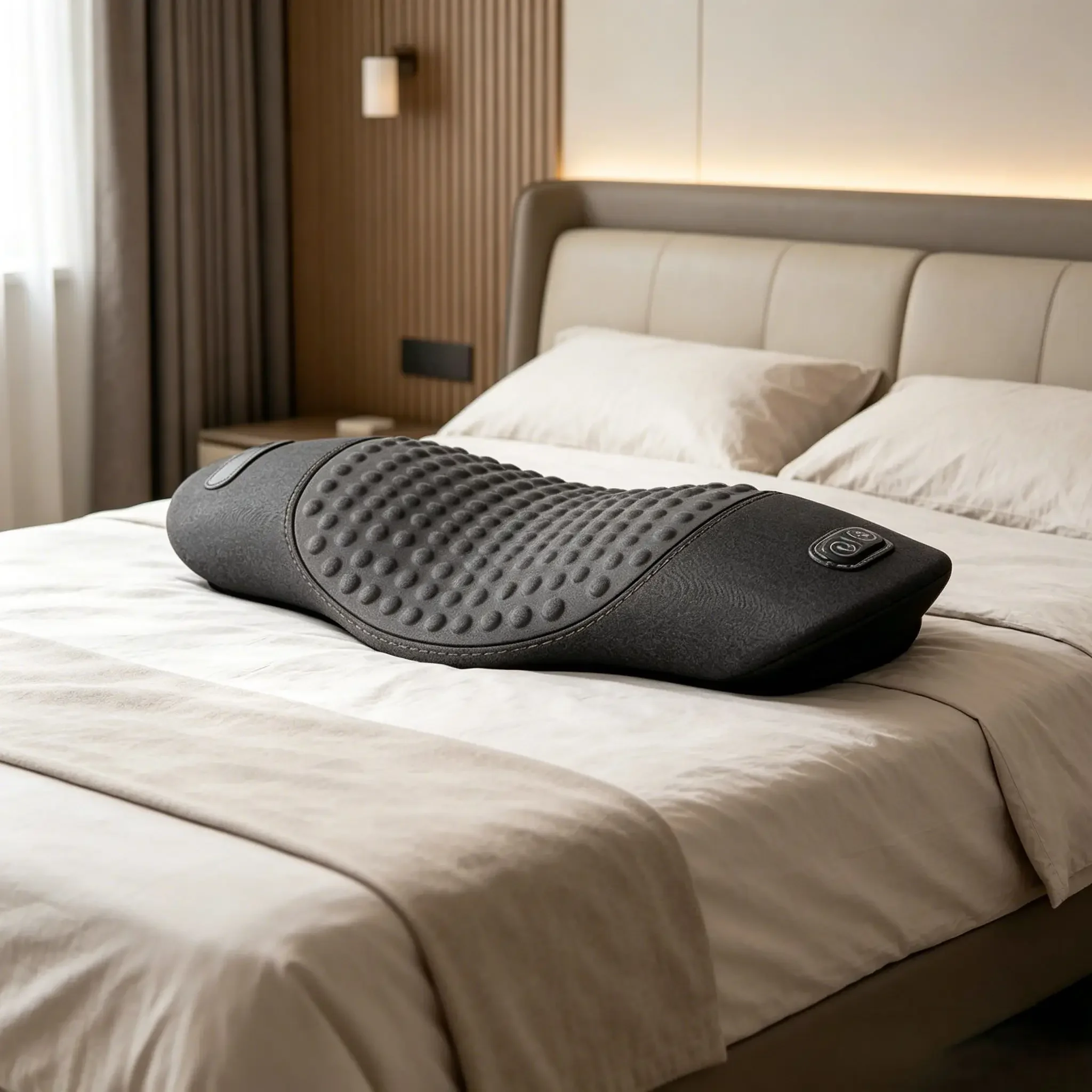 Heating & Vibrating Waist Support Pillow, Ergonomic Back Massage Pad Flat‑Lying Lumbar Relief Cushion for Lower Back Pain Relief
Heating & Vibrating Waist Support Pillow, Ergonomic Back Massage Pad Flat‑Lying Lumbar Relief Cushion for Lower Back Pain Relief