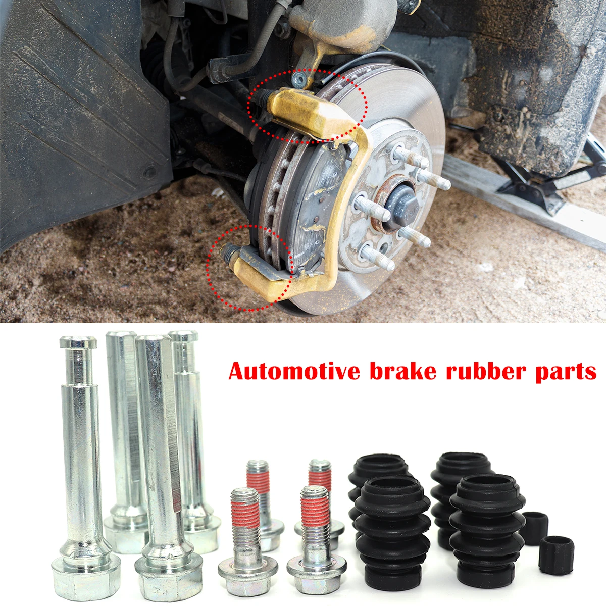 For CHEVROLET CAPTIVA 2006-2014 Car Disc brake housing bolts Brake caliper slider pin kit Rubber bushing cylinder repair kit
For CHEVROLET CAPTIVA 2006-2014 Car Disc brake housing bolts Brake caliper slider pin kit Rubber bushing cylinder repair kit