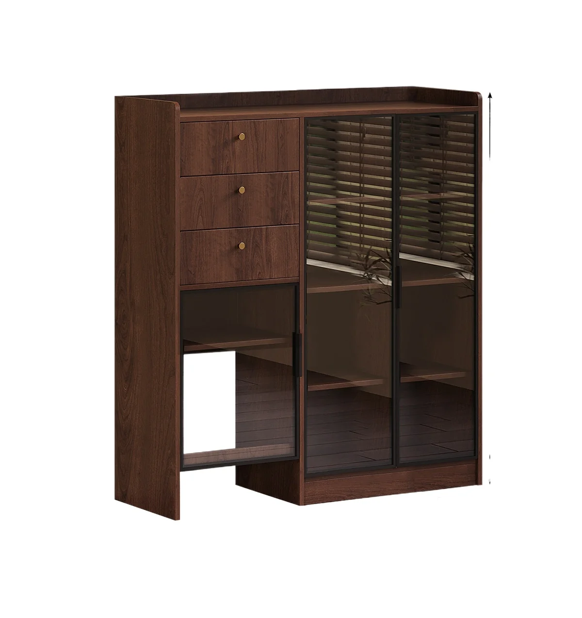 LMM living room sofa side cabinet household rack new solid wood storage cabinet
LMM living room sofa side cabinet household rack new solid wood storage cabinet
