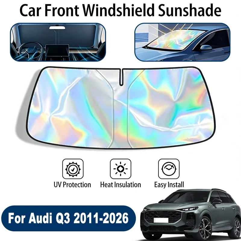 Car Windshield Sun Shade UV Reflective Sun Visor Protection Cover For Audi Q3 8U F3 2011-2026
Car Windshield Sun Shade UV Reflective Sun Visor Protection Cover For Audi Q3 8U F3 2011-2026
