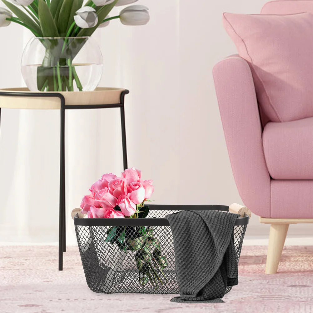 2 Pcs Storage Basket Wire Metal Baskets Nordic Wood H Bathroom Kitchen Bedroom Living Room .LAundry Vegetable ganizer
2 Pcs Storage Basket Wire Metal Baskets Nordic Wood H Bathroom Kitchen Bedroom Living Room .LAundry Vegetable ganizer