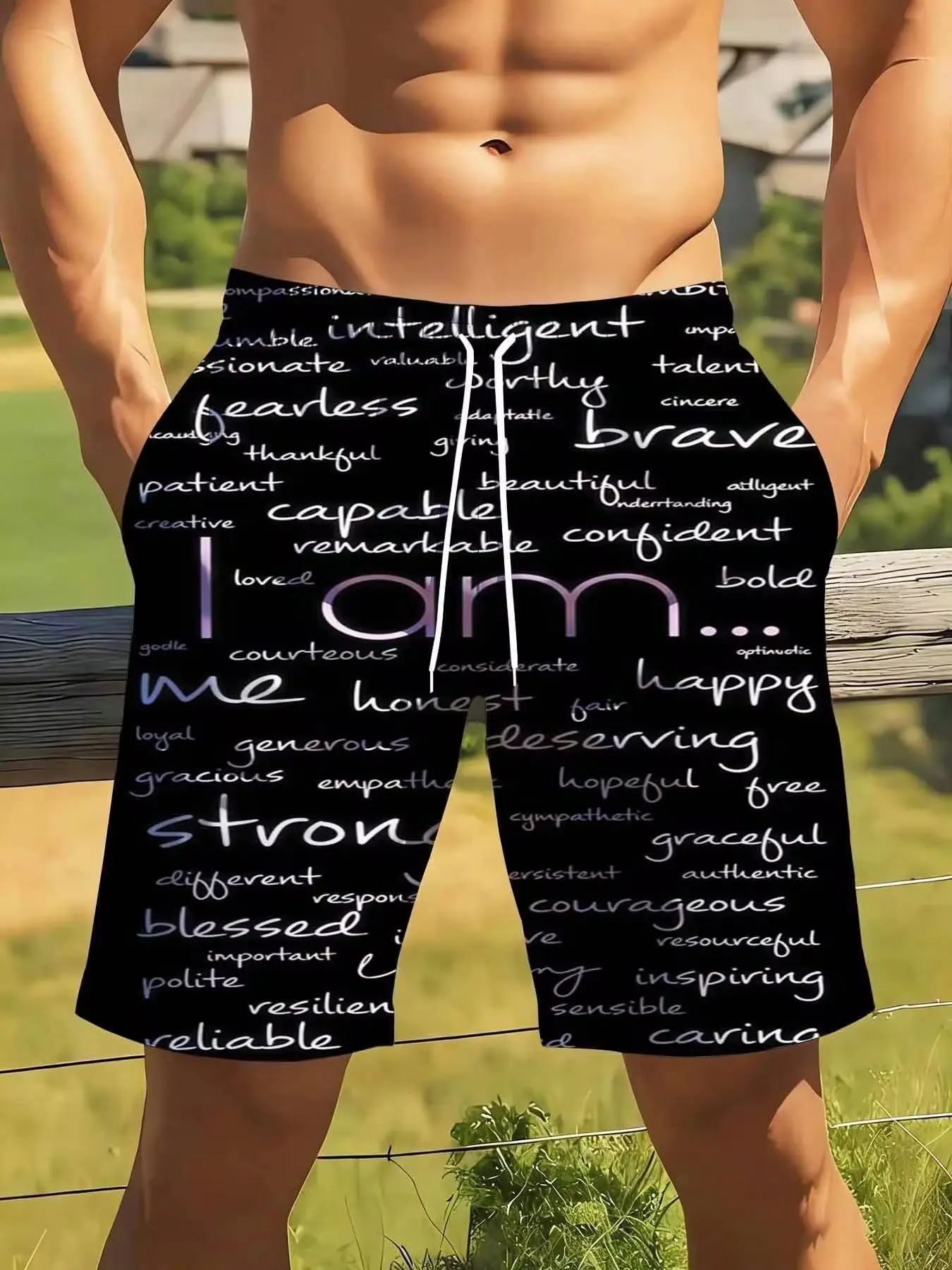 I Am Affirmation Print Men S Beach Shorts Quick Dry Swim Trunks With Pockets For Summer Vacation Surfing [Plus-Size; Suitable For Casual And
I Am Affirmation Print Men S Beach Shorts Quick Dry Swim Trunks With Pockets For Summer Vacation Surfing [Plus-Size; Suitable For Casual And