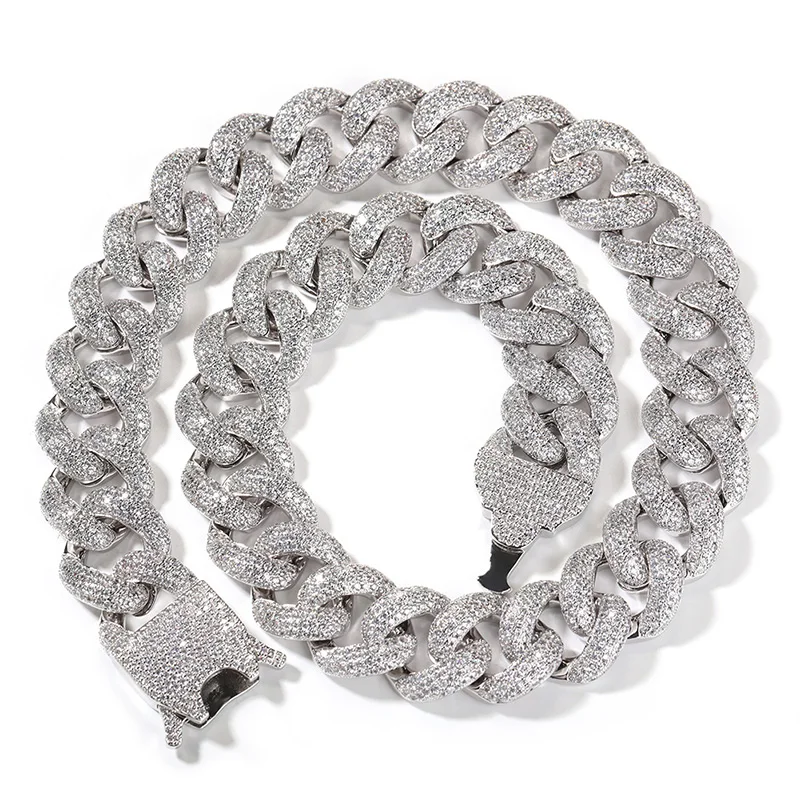 7"-20" Hip Hop 5A+ CZ Stone Paved Bling Iced Out Big Heavy Cuban Miami Link Chain Necklaces for Men Rapper Jewelry Drop Shipping
7"-20" Hip Hop 5A+ CZ Stone Paved Bling Iced Out Big Heavy Cuban Miami Link Chain Necklaces for Men Rapper Jewelry Drop Shipping