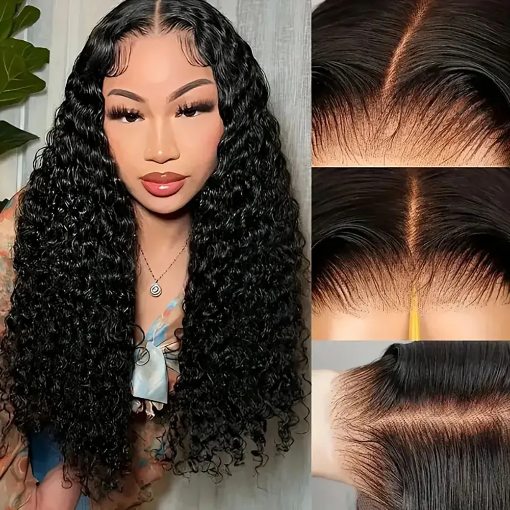 5x5 Lace Front Wigs Human Hair Natural Color Human Hair Wigs Deep Wave Wigs for Women Transparent Lace 200% Density Put On an
5x5 Lace Front Wigs Human Hair Natural Color Human Hair Wigs Deep Wave Wigs for Women Transparent Lace 200% Density Put On an