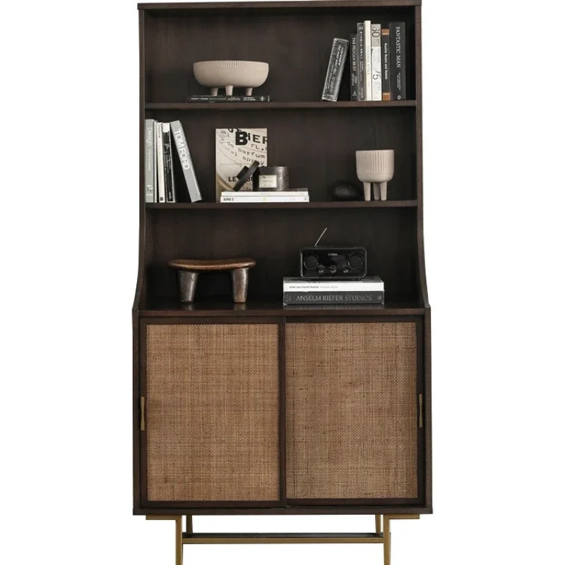 Nordic solid wood dining side rattan Internet celebrity storage locker, modern simple display dining side cabinet 
Nordic solid wood dining side rattan Internet celebrity storage locker, modern simple display dining side cabinet