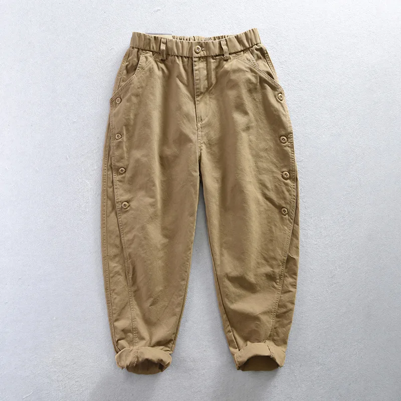 Yellow Black Button Mens Trousers Stretch Cotton Loose Casual Streetwear Mens Cargo Pants Fashion Baggy Sweatpants Men 3XL 4XL
Yellow Black Button Mens Trousers Stretch Cotton Loose Casual Streetwear Mens Cargo Pants Fashion Baggy Sweatpants Men 3XL 4XL