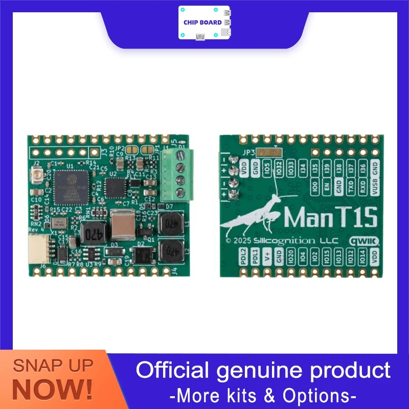 Crowdsupply-ManT1S Single Pair Ethernet System for Power, Data, and Communication Integration
Crowdsupply-ManT1S Single Pair Ethernet System for Power, Data, and Communication Integration
