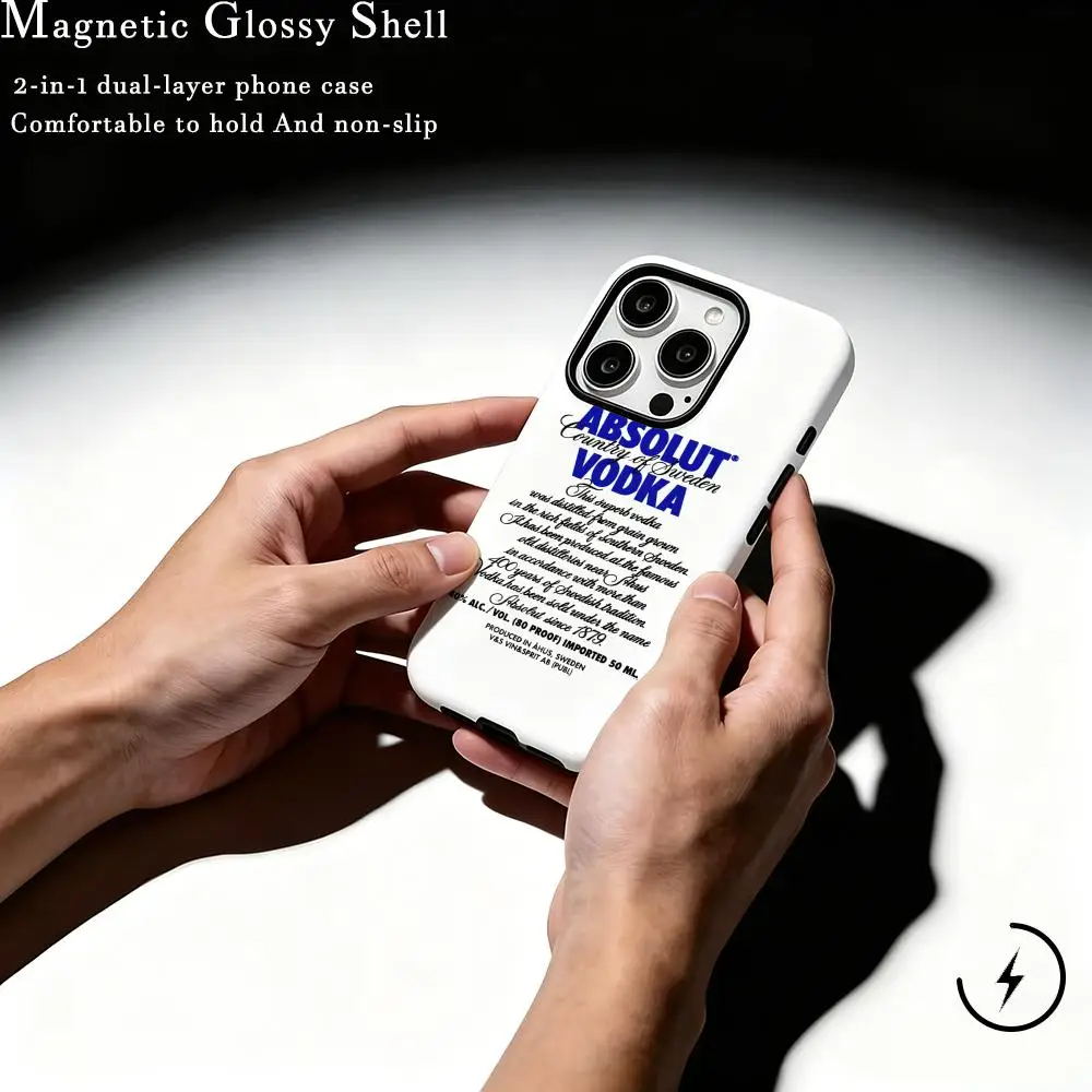 Vodka Brand A-AbsolutS V-Vodka Phone Case Magnetic 2-in-1 Glossy shell For iPhone17 air 16 e 15 14 13 12 11 Pro Max Plus
Vodka Brand A-AbsolutS V-Vodka Phone Case Magnetic 2-in-1 Glossy shell For iPhone17 air 16 e 15 14 13 12 11 Pro Max Plus