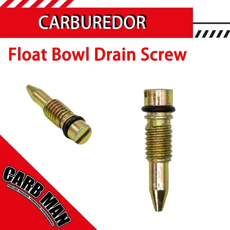 Motorcycle Carburetor Float Bowl Drain Screw With Plug Screw O-ring For TMX125 CG125 PZ26 125cc Engine
Motorcycle Carburetor Float Bowl Drain Screw With Plug Screw O-ring For TMX125 CG125 PZ26 125cc Engine