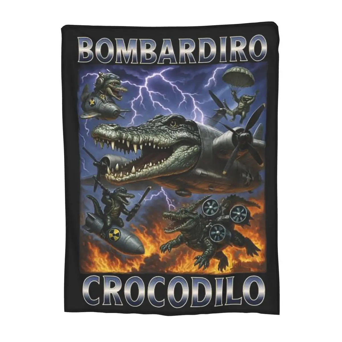 Bombardiro Crocodilo Meme Italian Brainrot Blankets Soft Flannel Throw Blanket Bedspread for Bed Living room Picnic Travel Sofa
Bombardiro Crocodilo Meme Italian Brainrot Blankets Soft Flannel Throw Blanket Bedspread for Bed Living room Picnic Travel Sofa