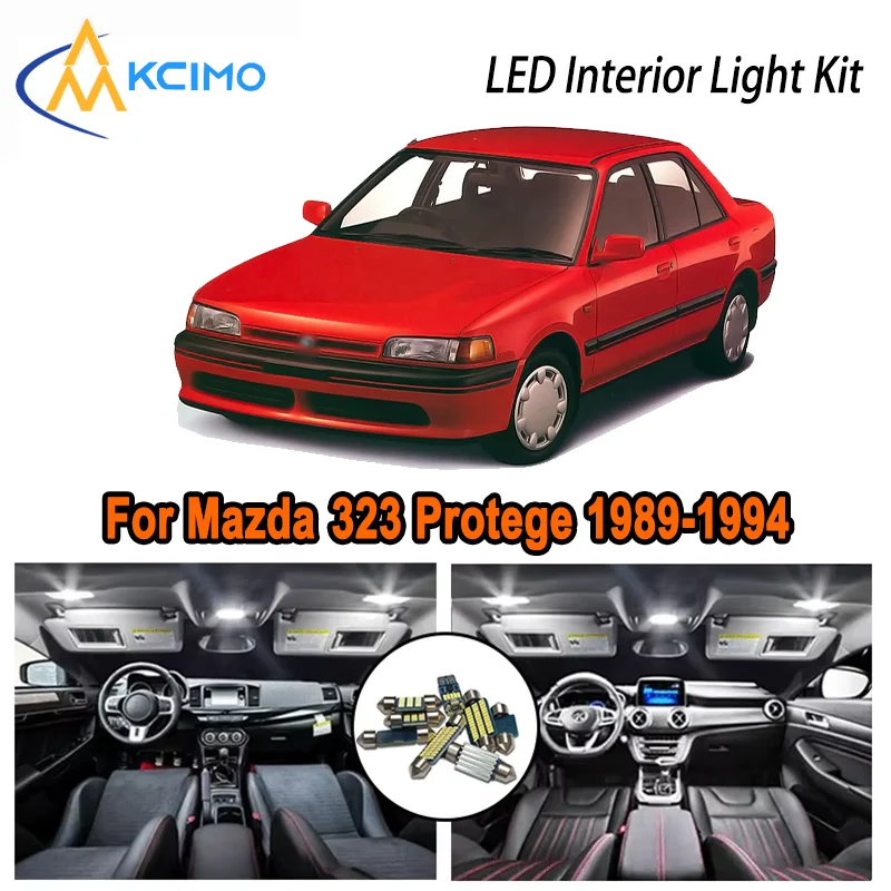 Для Mazda 323 Protege 1989-1994 1990 1991 1992 1993 1994 светодиодный комплект внутреннего купольного освещения багажника автомобиля светодиодные лампы Canbus без ошибок
Для Mazda 323 Protege 1989-1994 1990 1991 1992 1993 1994 светодиодный комплект внутреннего купольного освещения багажника автомобиля светодиодные лампы Canbus без ошибок