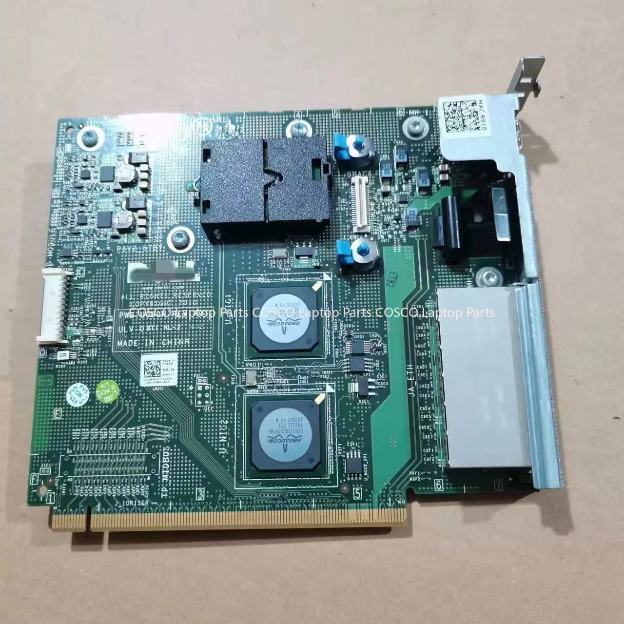 A Original FOR Dell R910 I/O Riser Four Port Gigabit Card Remote Board FMY1T Y950P 7V2RN
A Original FOR Dell R910 I/O Riser Four Port Gigabit Card Remote Board FMY1T Y950P 7V2RN