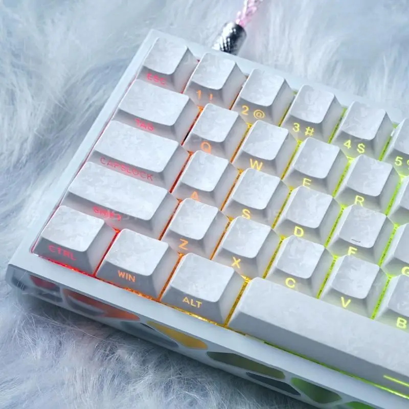 CORA Carbon Fiber Texture Keycaps Original PBTs Side Engraved Transparents Keycaps for Magnetic Axises
CORA Carbon Fiber Texture Keycaps Original PBTs Side Engraved Transparents Keycaps for Magnetic Axises
