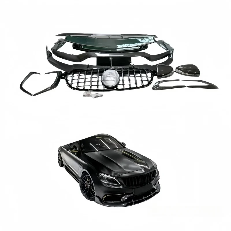 Carbon Fiber Small Body Kit for 2015-2021 W205 Upgrade & Modification
Carbon Fiber Small Body Kit for 2015-2021 W205 Upgrade & Modification