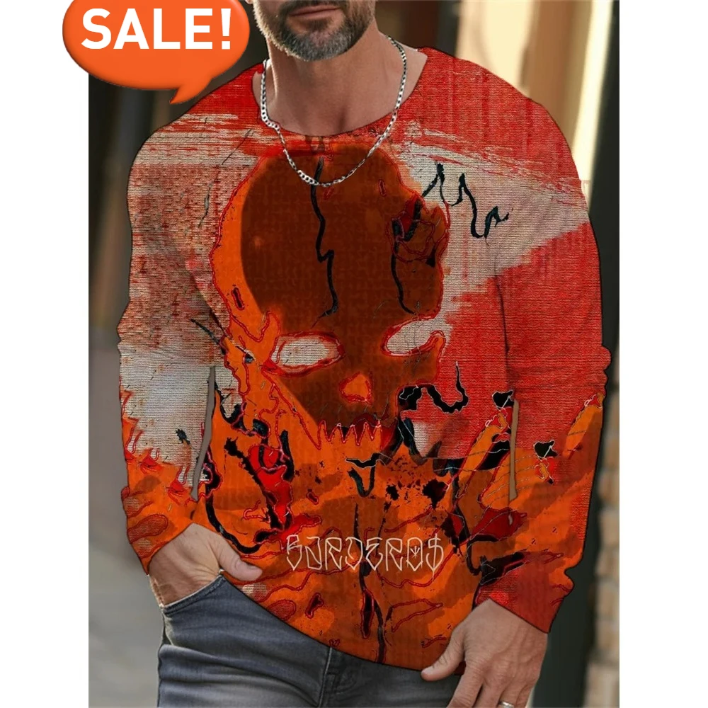 Футболка с рисунком черепа, винтажная готическая футболка, мужская одежда с круглым вырезом, футболки для мужчин, мужская одежда с длинным рукавом Y2K
Футболка с рисунком черепа, винтажная готическая футболка, мужская одежда с круглым вырезом, футболки для мужчин, мужская одежда с длинным рукавом Y2K