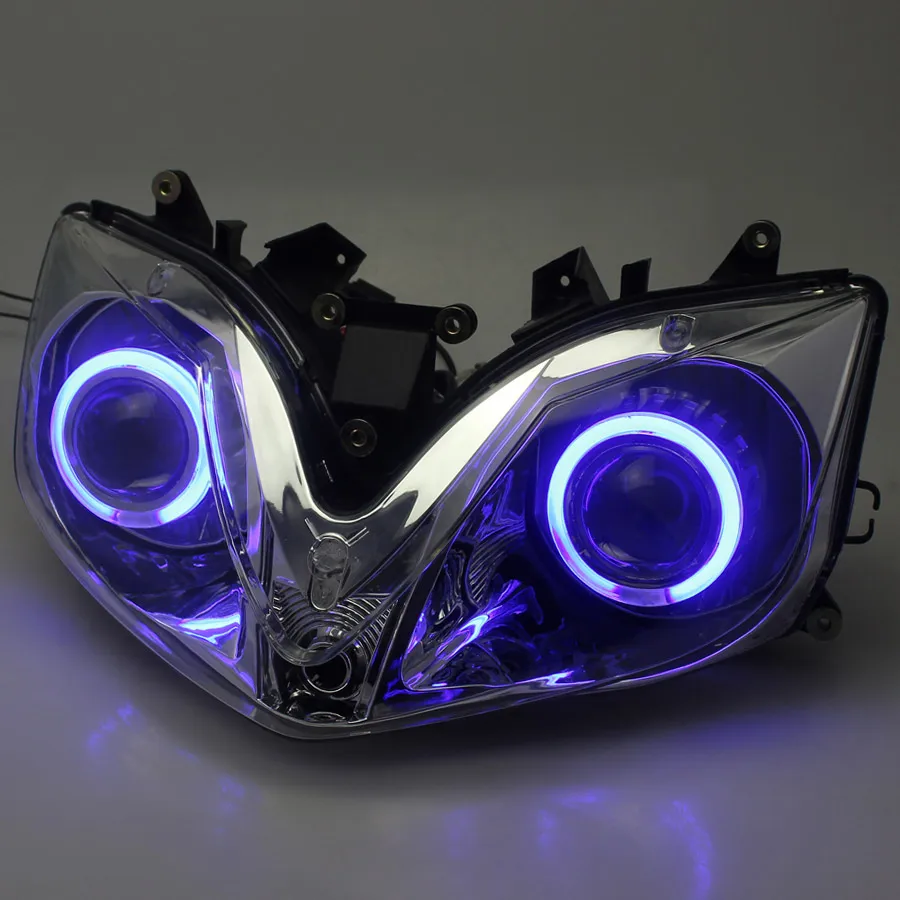 Motorcycle Headlight Angel Devil Eye HID Projector Headlight White Angel Eyes Blue Devil's Eye For Honda CBR 600 F4i 2001-2007
Motorcycle Headlight Angel Devil Eye HID Projector Headlight White Angel Eyes Blue Devil's Eye For Honda CBR 600 F4i 2001-2007
