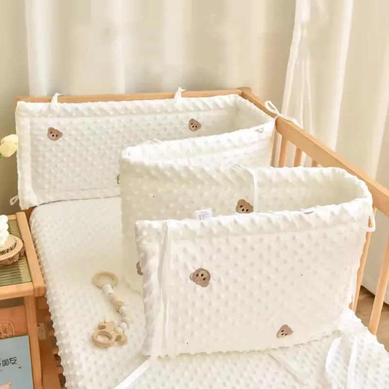 Baby Crib Fence Bed Protection Railing Thicken Cotton Cartoon Bumper Crib Around Protector Baby Room Decor Solid Color
Baby Crib Fence Bed Protection Railing Thicken Cotton Cartoon Bumper Crib Around Protector Baby Room Decor Solid Color