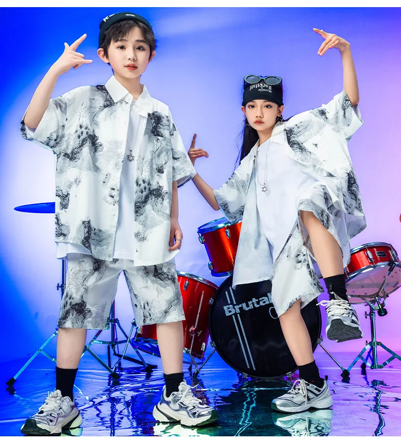 Children Hip Hop Stage Outfit Kids Jazz Street Dance Clothes Boys Fashion Clothes Oversize Shirt T-Shirt Shorts Streetwear
Children Hip Hop Stage Outfit Kids Jazz Street Dance Clothes Boys Fashion Clothes Oversize Shirt T-Shirt Shorts Streetwear