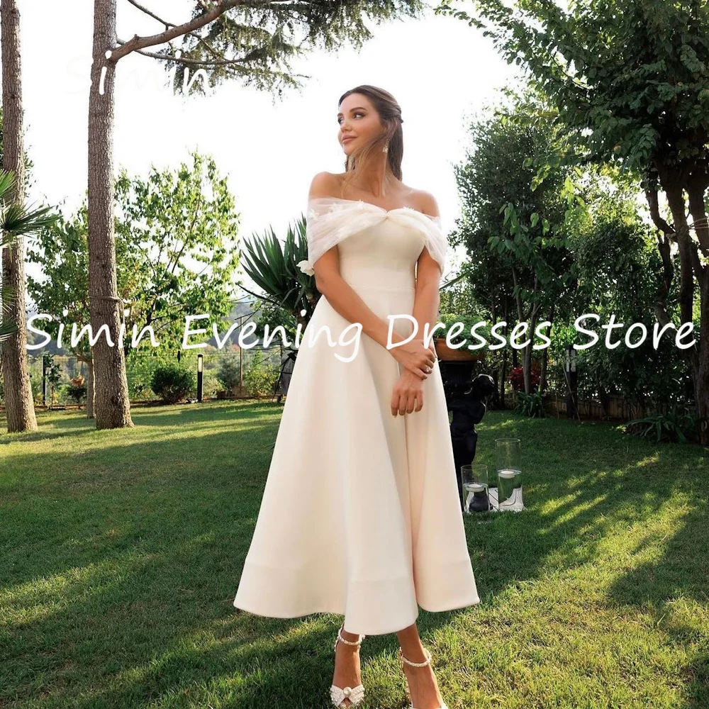 Simin Satin A-line Off-the-shoulder Lace Ruffle Formal Prom Gown Ankle-length Arab Evening Elegant Party dresses for women 2023
Simin Satin A-line Off-the-shoulder Lace Ruffle Formal Prom Gown Ankle-length Arab Evening Elegant Party dresses for women 2023