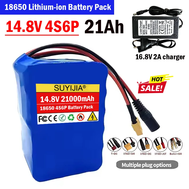 18650 14.8V 4S6P 21000mAh Rechargeable Lithium-ion Battery with Built-in BMS for Night Fishing Light Heater Backup Batteries
18650 14.8V 4S6P 21000mAh Rechargeable Lithium-ion Battery with Built-in BMS for Night Fishing Light Heater Backup Batteries