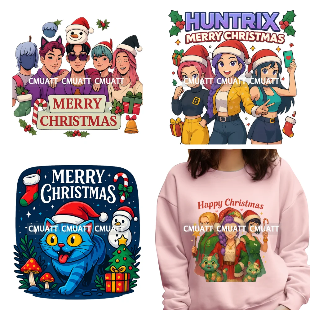 Cartoon Kpop Inspired Movie Fan Merry Christmas Festive Lover Iron on DTF Washable Transfer Stickers Ready to Press for Clothing
Cartoon Kpop Inspired Movie Fan Merry Christmas Festive Lover Iron on DTF Washable Transfer Stickers Ready to Press for Clothing