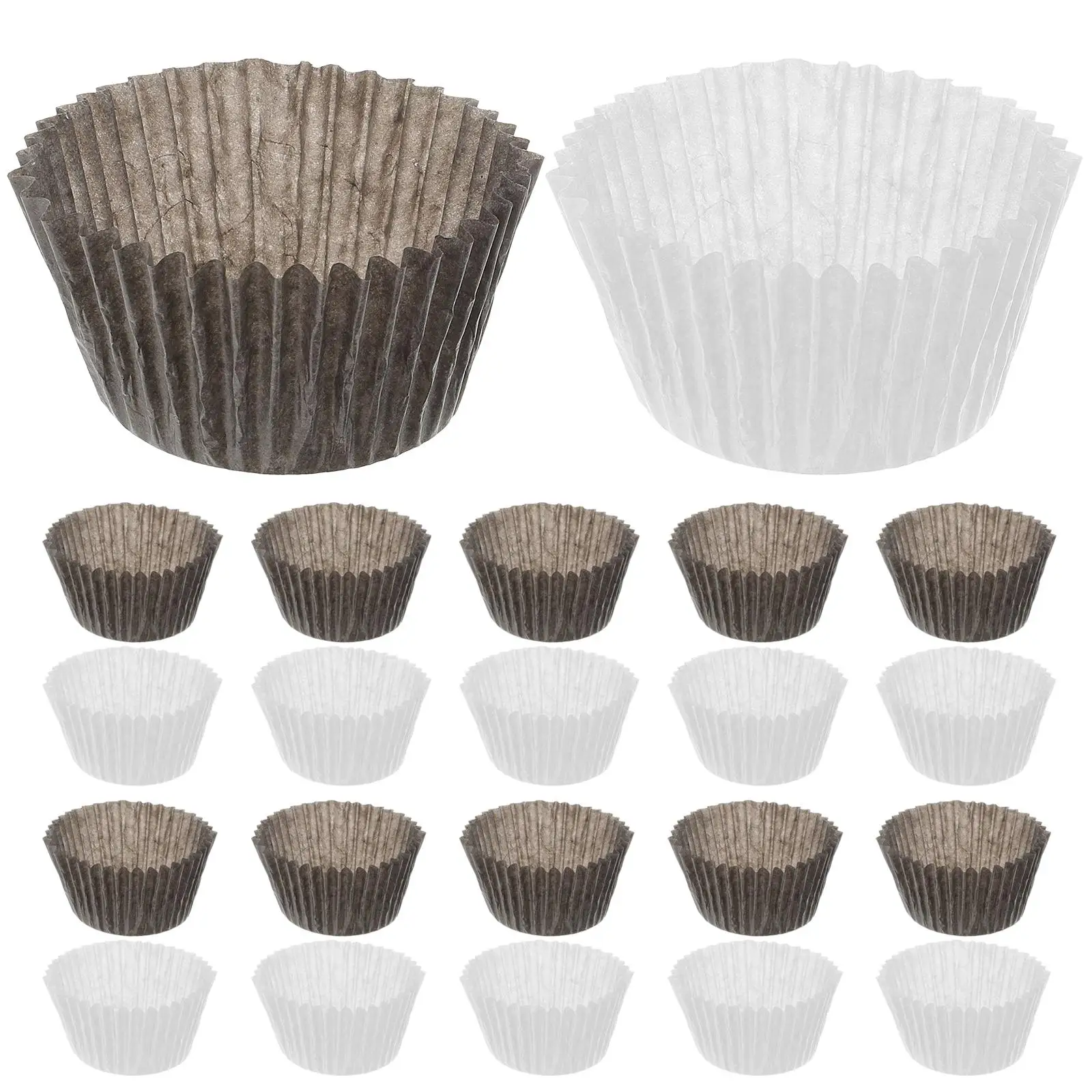 1000 Pcs Cake Pad Paper Cups Large White Brown Cupcake Liners Food Grade Greaseproof Baking Accessory Mini Muffin Tins
1000 Pcs Cake Pad Paper Cups Large White Brown Cupcake Liners Food Grade Greaseproof Baking Accessory Mini Muffin Tins